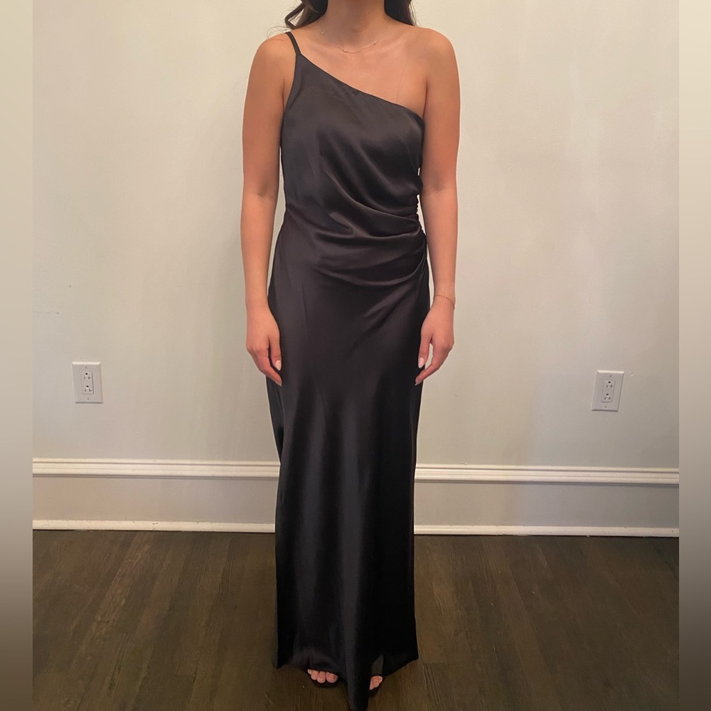 Revelry Bridesmaid Dress - Jade Satin Petite